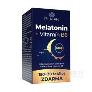 PLATAN Melatonín + B6 (150+30tbl)