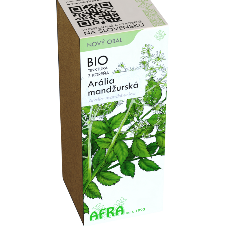 AFRA Arália mandžurská - BIO tinktúra z koreňa