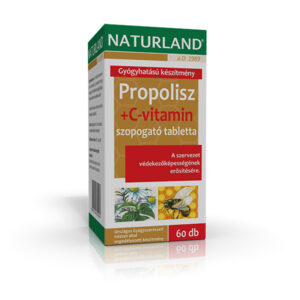 NATURLAND Propolis+vitamín C pastilky 60x