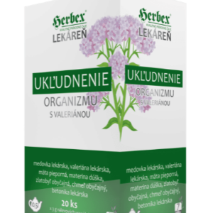 HERBEX Čaj Ukľudnenie organizmu s Valeriánou
